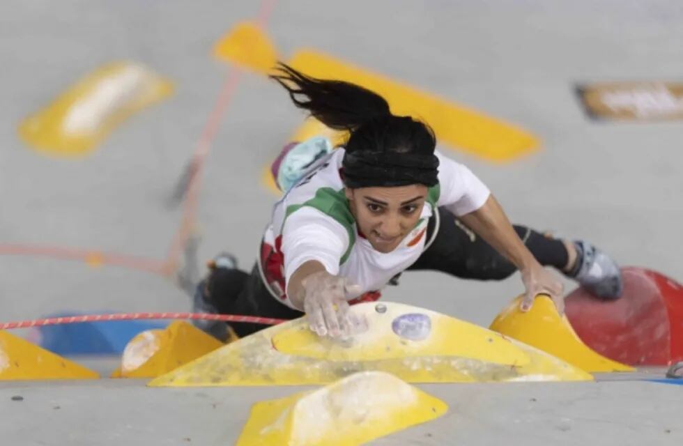 Elnaz Rekabi, escaladora iraní. Foto: Web
