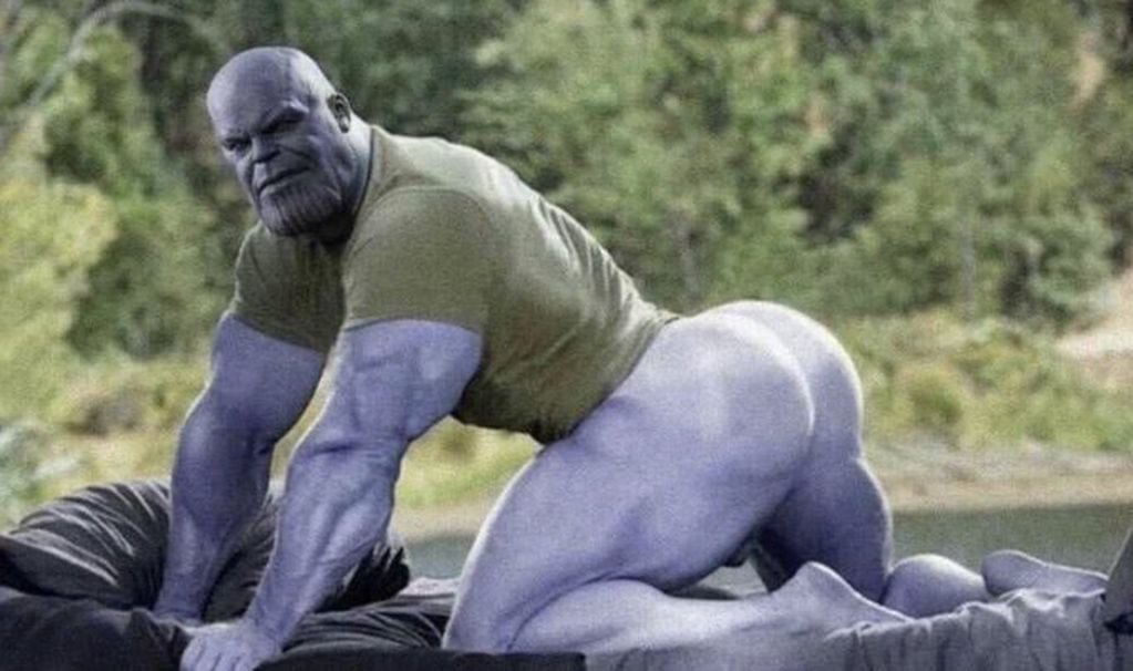 Josh Brolin "Thanos" se asolea el ano y sufre quemaduras