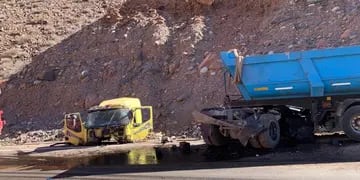 Un camionero brasileño se descompensó y provocó un accidente en Alta Montaña