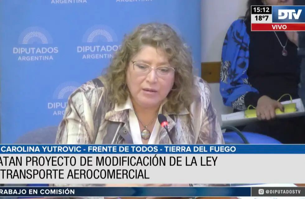 Diputados sobre la ley de estatización de Aerolíneas Argentinas.