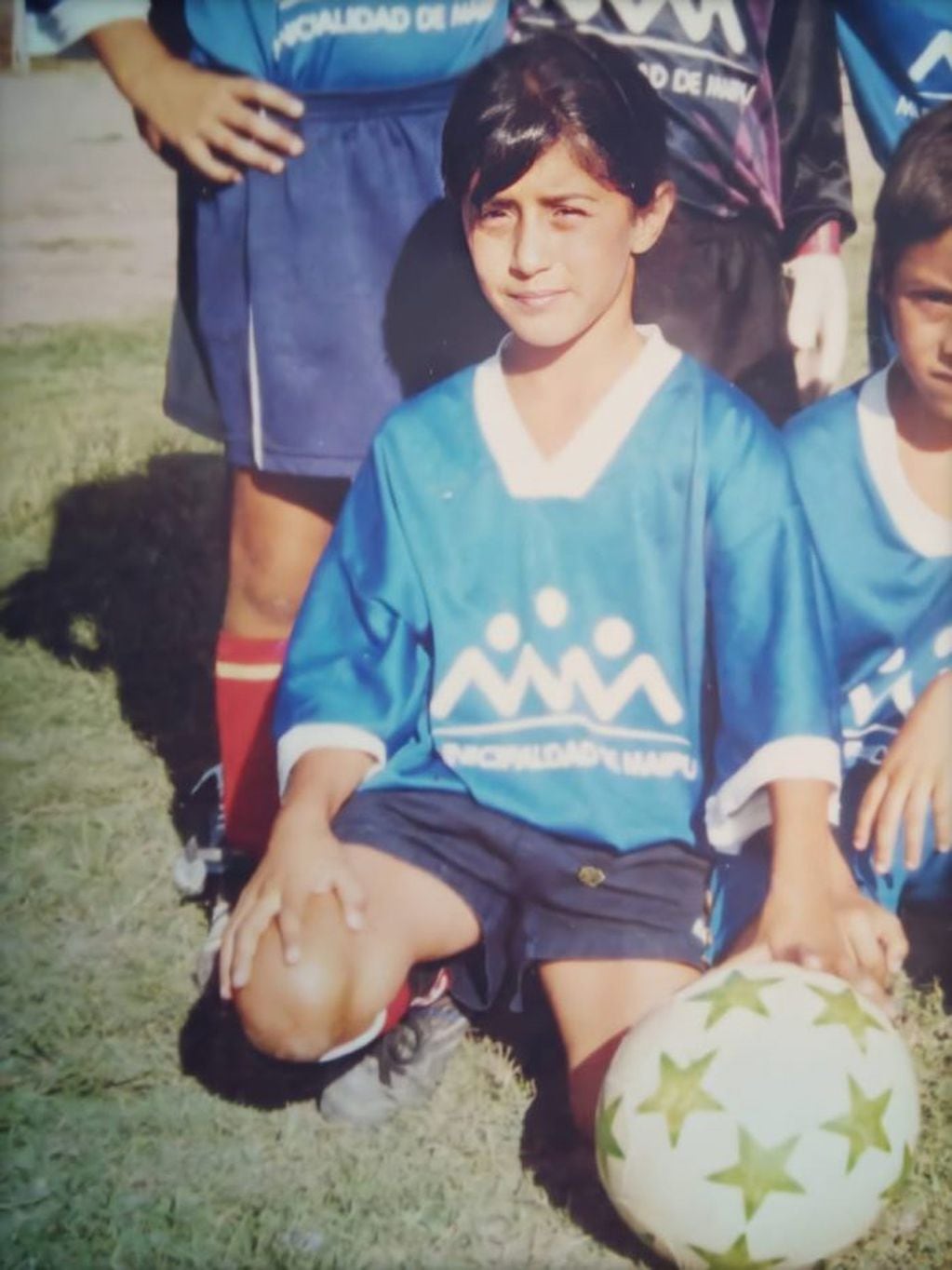 Rocío jugaba con varones cuando tenía 7 años, en Chicos de Barrio de Maipú.
