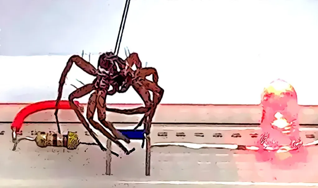 Transformaron a arañas muertas en garras robóticas.