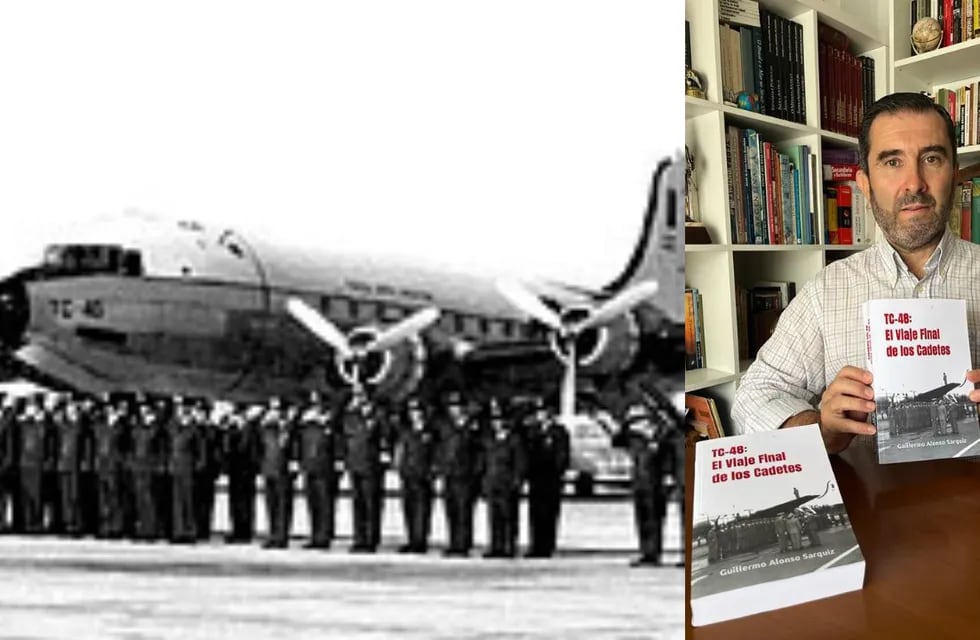 Guillermo Alonso Sarquiz, autor del nuevo libro sobre la desaparición de este avión de la Fuerza Aérea Argentina en 1965.