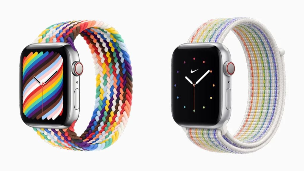Apple lanzó dos correas del Orgullo para sus Apple Watch y dona parte de las ganancias para agrupaciones LGBTQ+