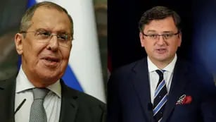 Serguéi Lavrov y Dmytro Kuleba