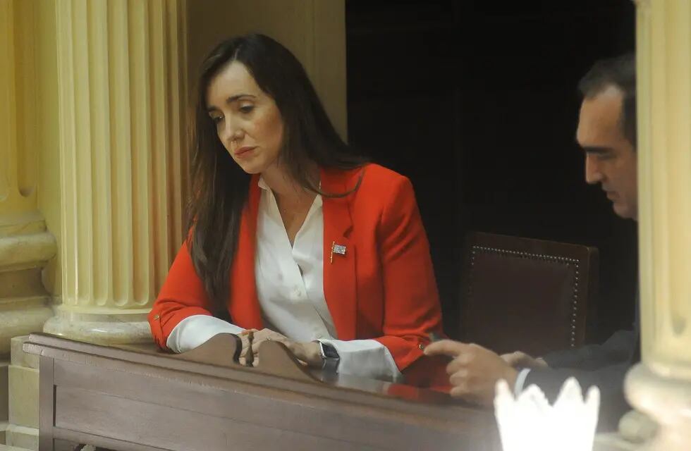 La vicepresidenta Victoria Villarruel encabezó su primera reunión de Labor Parlamentaria (Foto: Federico López Claro)
