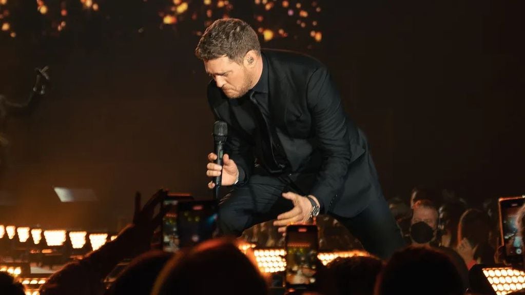 Michael Bublé se presentó en Argentina.