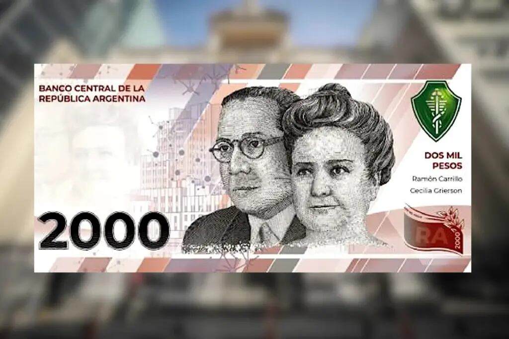 Billete de 2.000 pesos