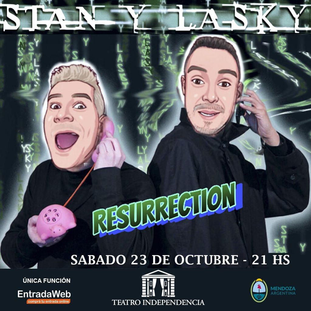 "Resurreccion" es el espectáculo que estrenarán esta noche, en el teatro Independencia.