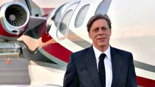 Leonardo Barone, el piloto del avión presidencial. (Twitter)