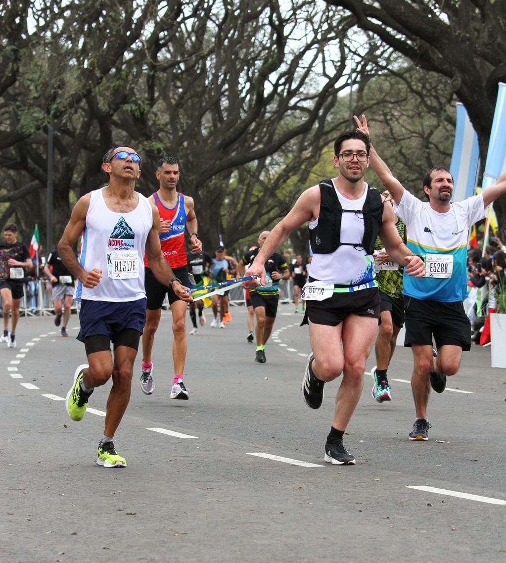 Álvarez se impuso en la maratón de Buenos Aires en la categoría no videntes en tres horas, 33 minutos y 23 segundos. | Foto: gentileza