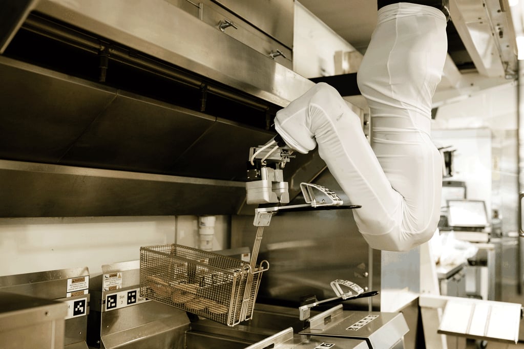 "Será el primer restaurante en funcionamiento del mundo donde tanto los pedidos como cada proceso de cocción estén completamente automatizados", adelantó Miso Robotics. Foto: Gentileza Miso Robotics.