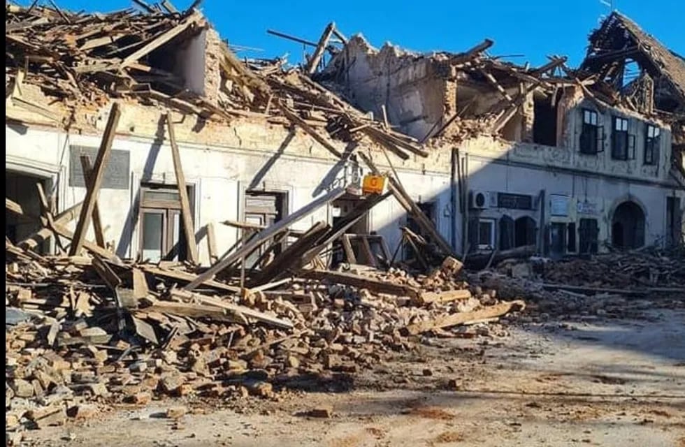 Sismo de magnitud 6,3 remece Croacia; un muerto