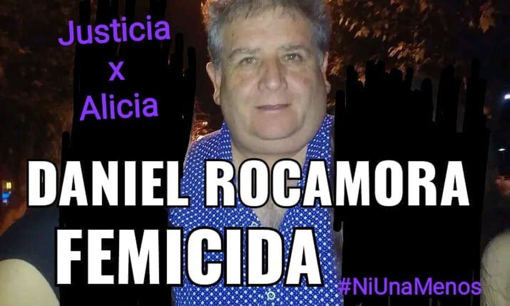 Daniel Gastón Rocamora fue señalado en las redes sociales como femicida.