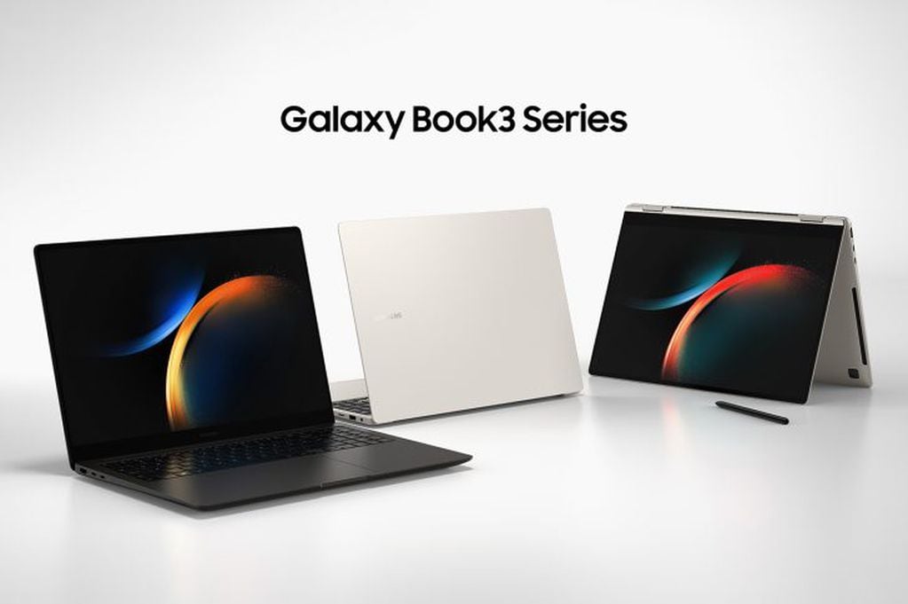 Samsung vuelve a fabricar notebooks en Argentina y lanza la serie Galaxy Book3. Foto: Samsung