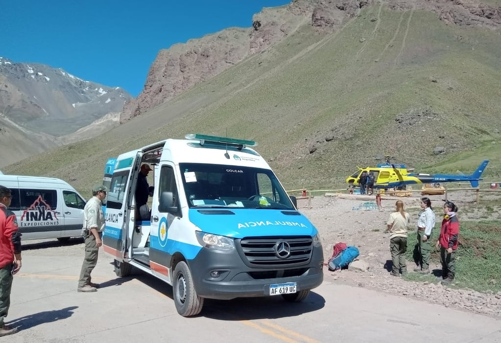 Rescataron un andinista francés en el Aconcagua - Gentileza