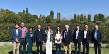 Delegación china en Mendoza
