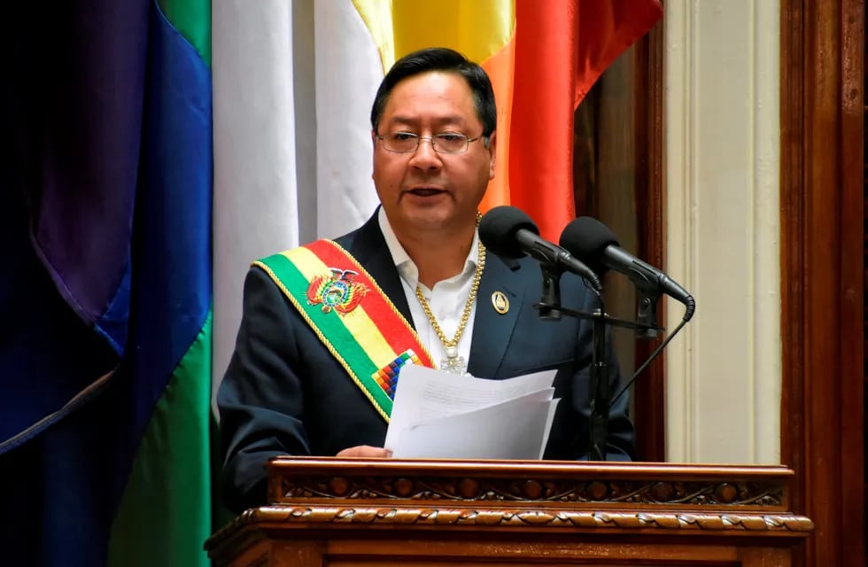Primer discurso de Luis Arce como presidente de Bolivia./Gentileza Agencia