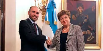 Guzmán con Georgieva FMI