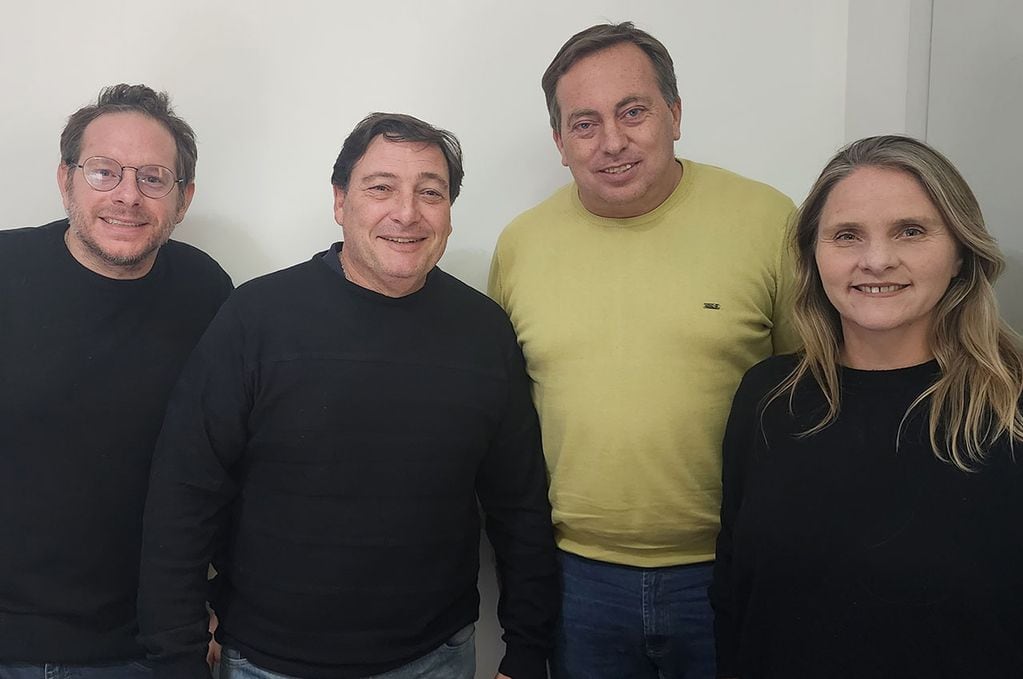 Lucas Ilardo, Omar Parisi, Martín Aveiro y María Amalia  Granata, precandidatos a diputados nacionales