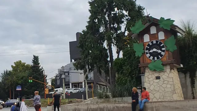 Reloj Cucú de Villa Carlos Paz. Abril 2021.