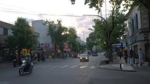 Calle Gral. Paz ciudad de Mendoza
