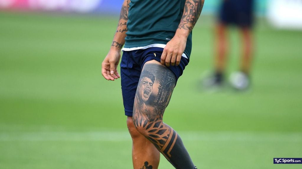 Insigne lleva tatuado a Maradona