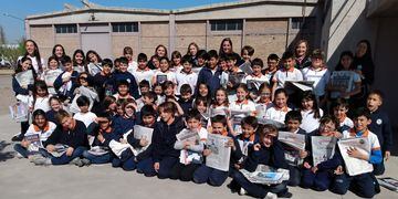 Visitas de escuelas a la planta impresora de Los Andes
