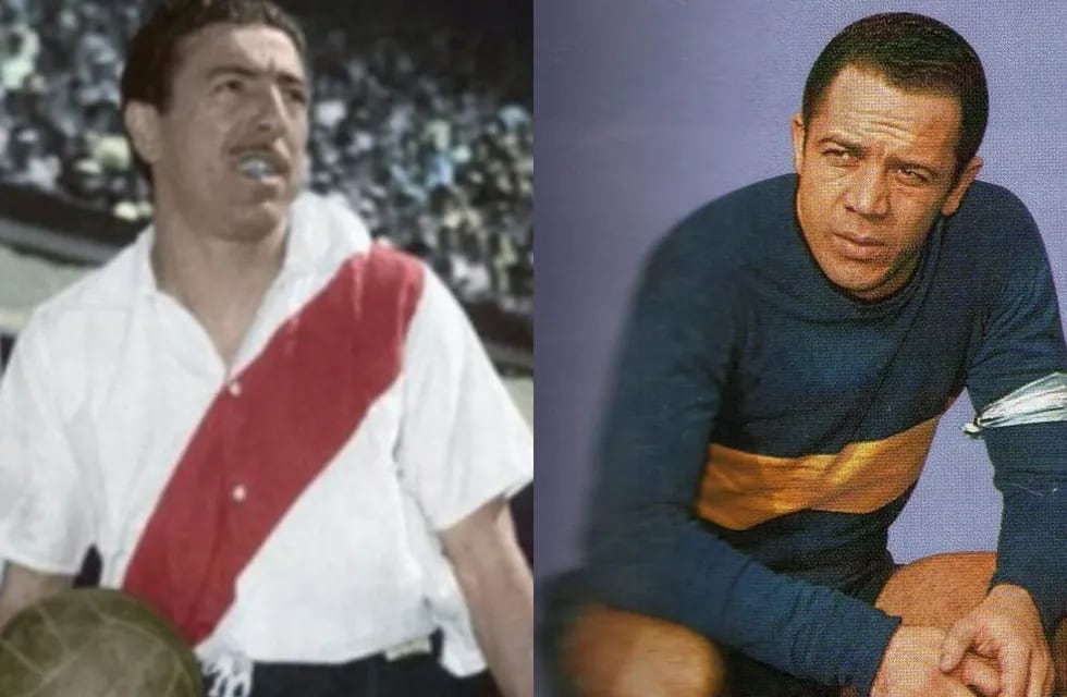 Ángel Labruna y Paulo Valentim, dos de los máximos goleadores del superclásico