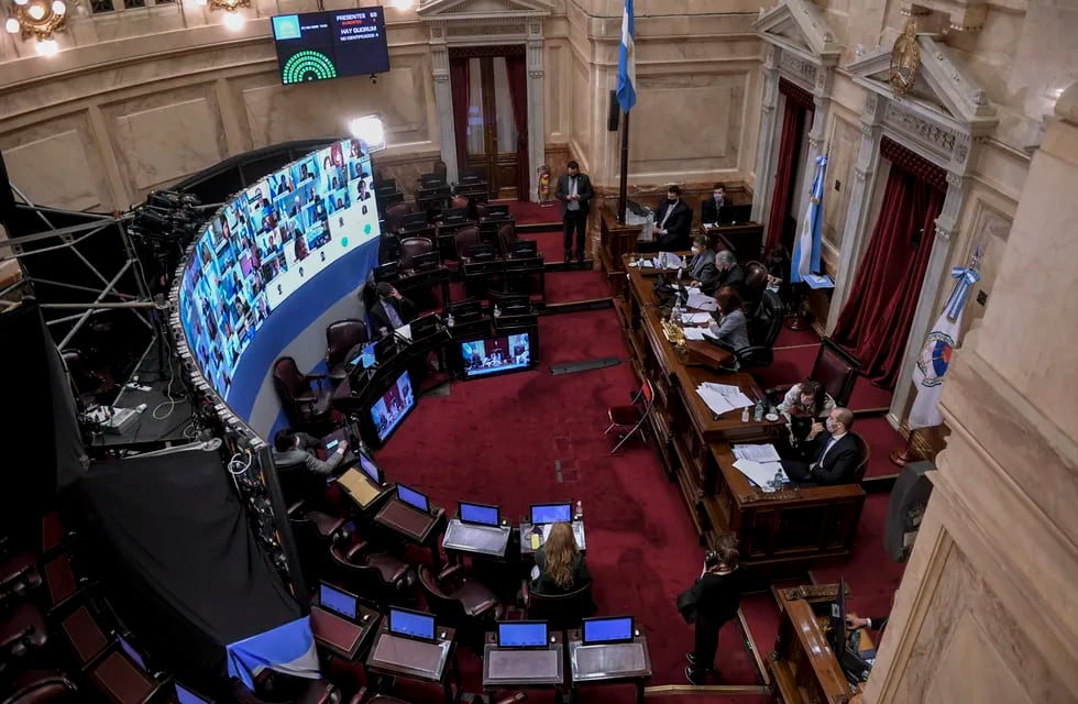Buenos Aires: Se lleva adelante la sesión especial del Senado en la que el oficialismo buscará aprobar el proyecto de ley de reforma judicial para luego enviarlo a la Cámara de Diputados. / Gentileza