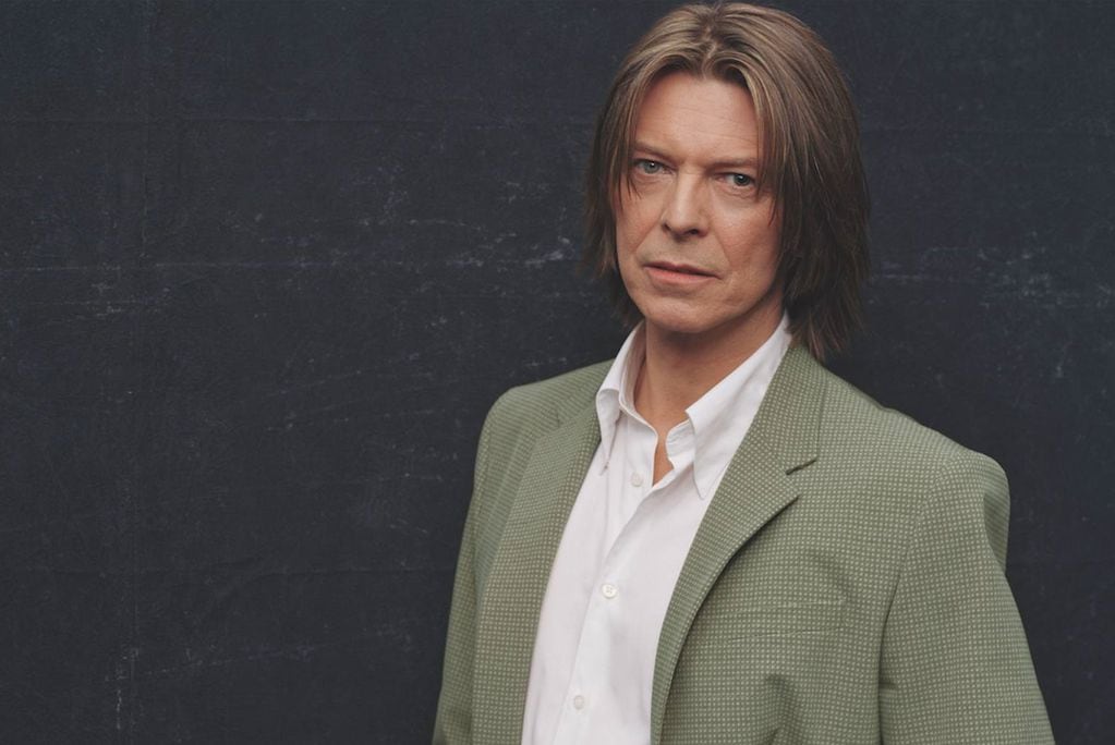 David Bowie al momento de grabar las canciones de "Toy", disco inédito que fue finalmente publicado. (Gentileza Frank Ockenfels.