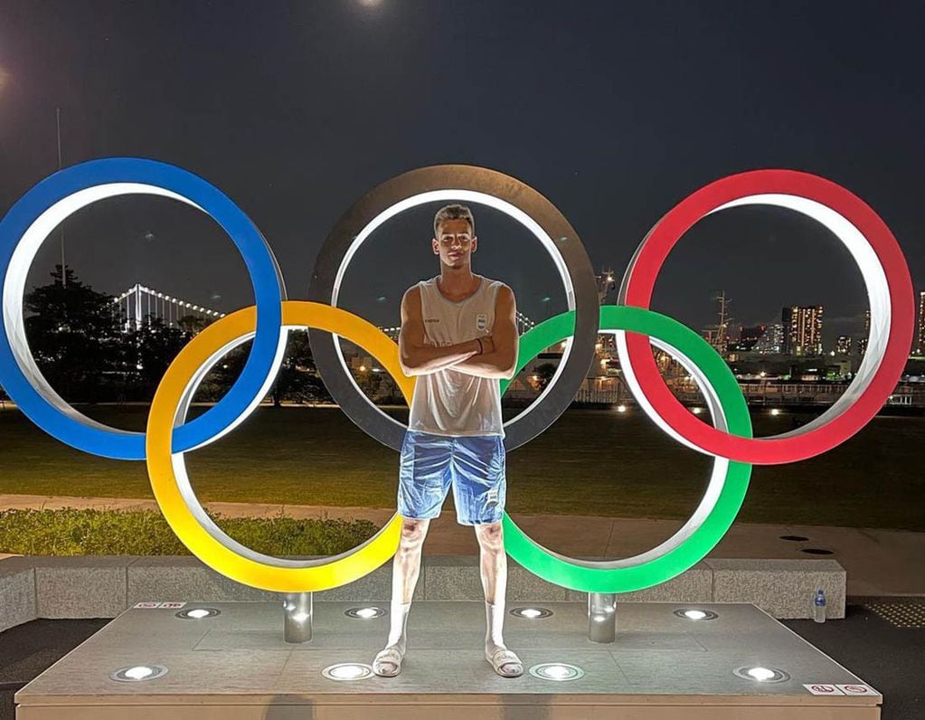 Agustín cumplió su sueño de representar al país en un Juego Olímpico.