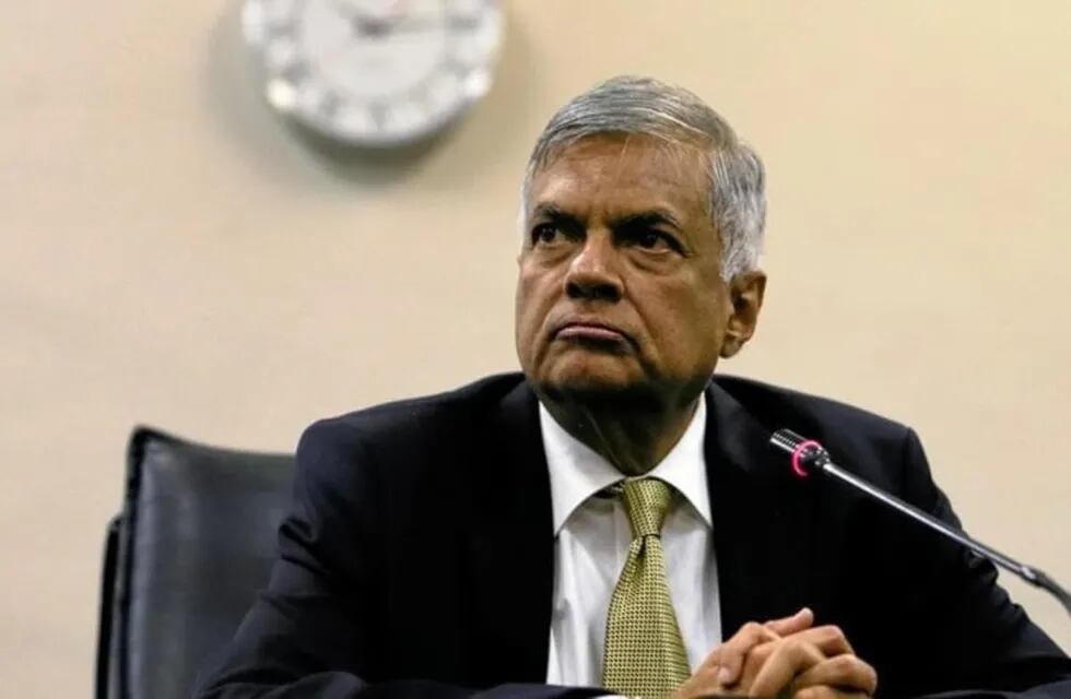 Primer ministro y ahora presidente interino de Sri Lanka, Ranil Wickremesinghe.