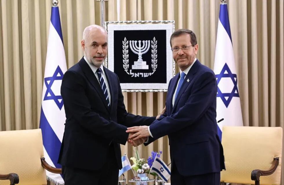 El jefe de Gobierno porteño, Horacio Rodríguez Larreta, se reunió con Isaac Herzog, presidente de Israel.