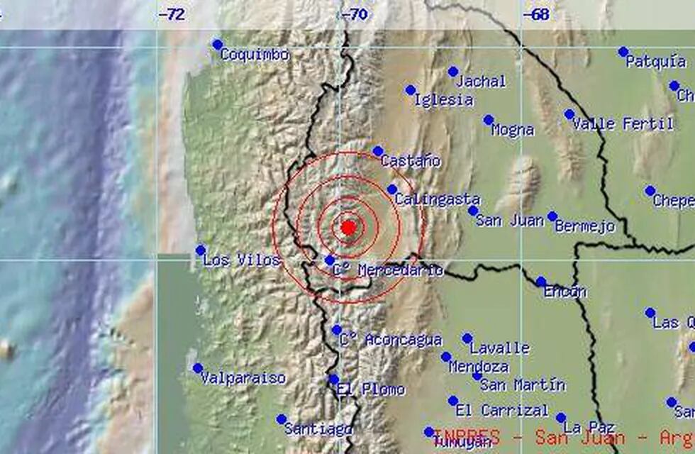 Temblor de 5.2 grados Richter en San Juan se sintió en Mendoza