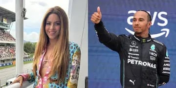 La foto muy íntima de Shakira y Lewis Hamilton que confirmaría la noticia más buscada