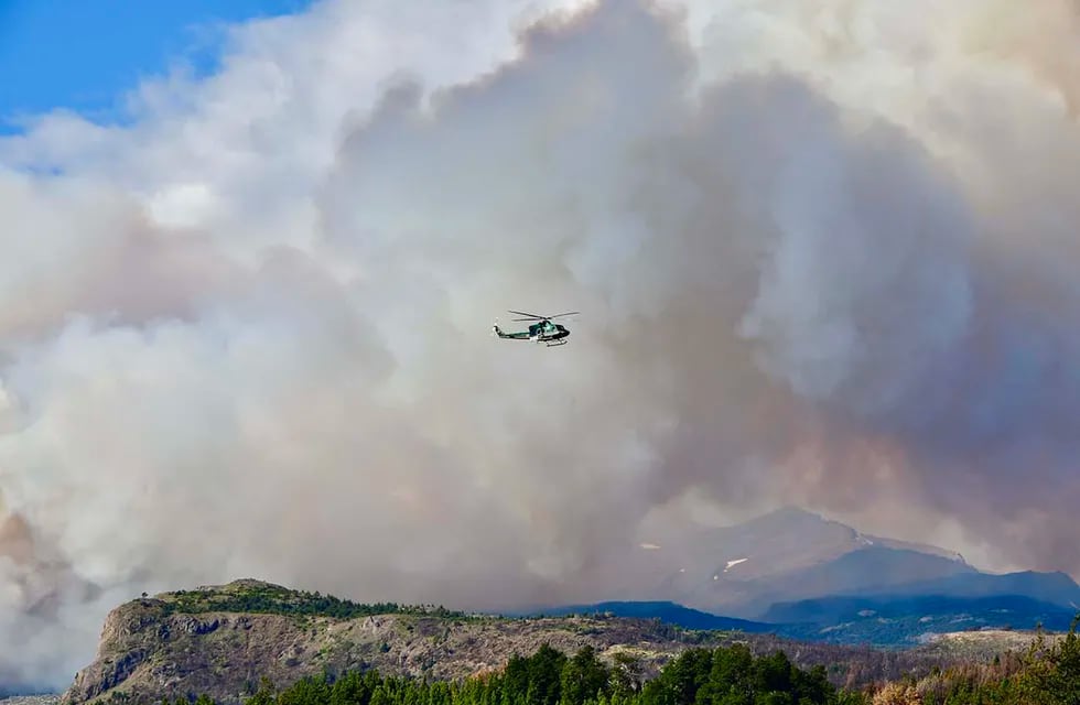 Lograron controlar el incendio “en todos los sectores” del Parque Nacional Los Alerces(Télam)