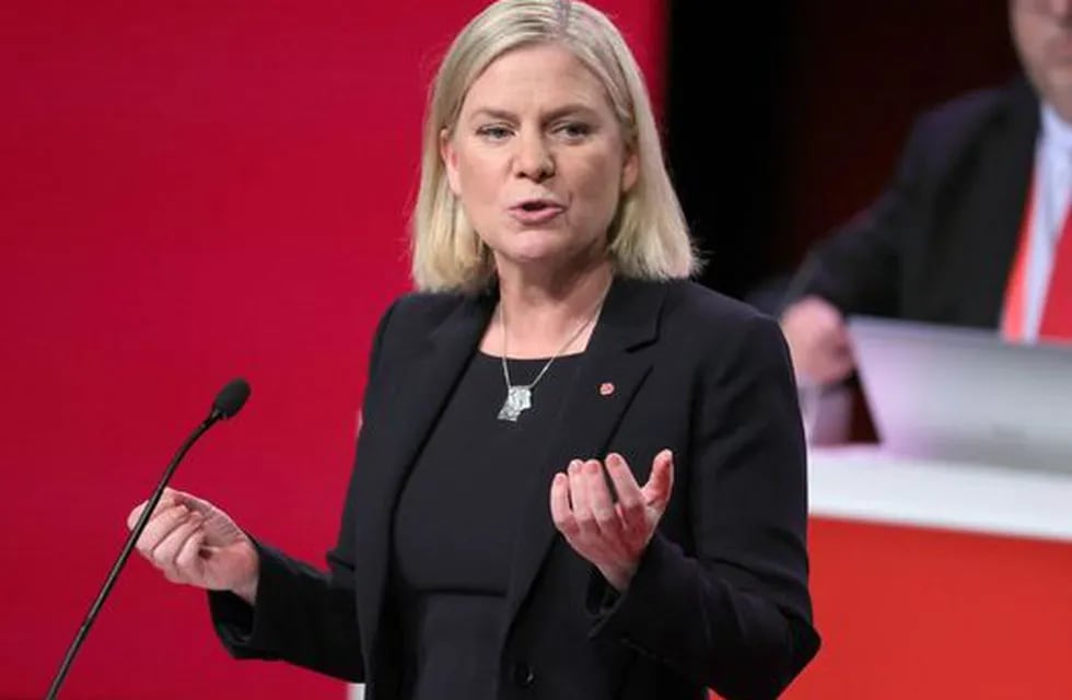 Primera ministra de Suecia, Magdalena Andersson