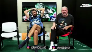 Flavio Azzaro y Andrés Ducatenzeiler en "El Loco y el Cuerdo"