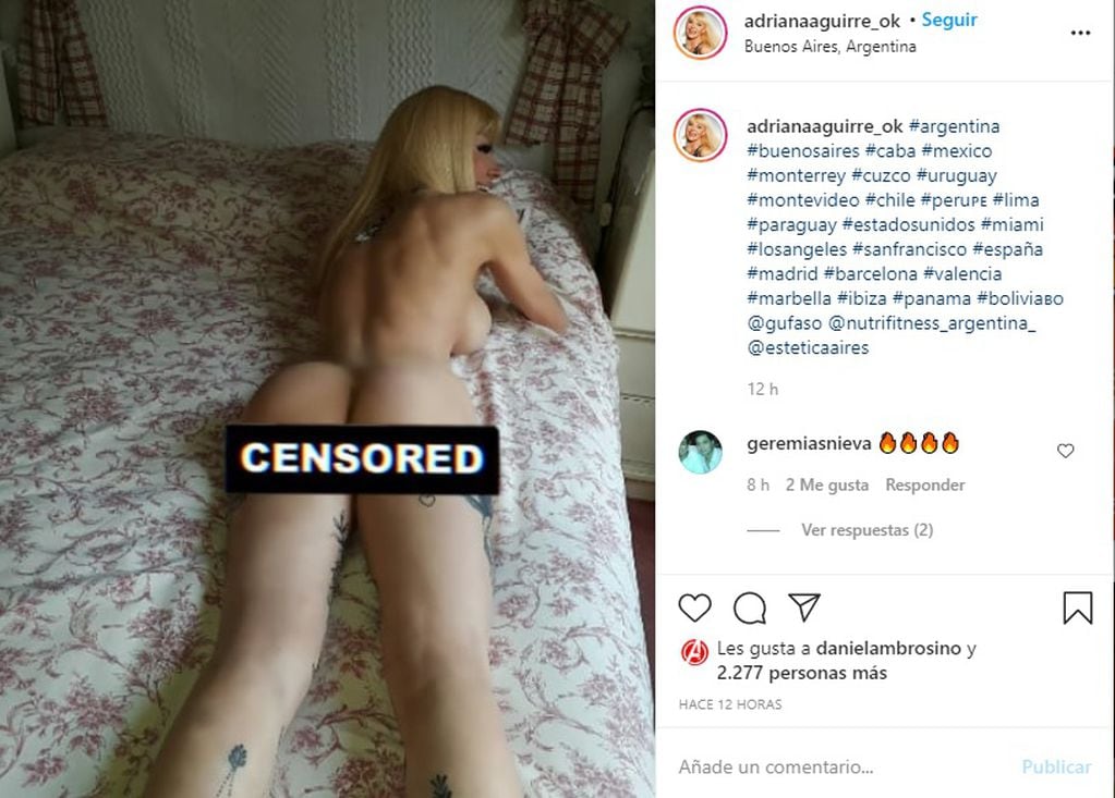 La mediática sorprendió a sus seguidores desnuda en la cama