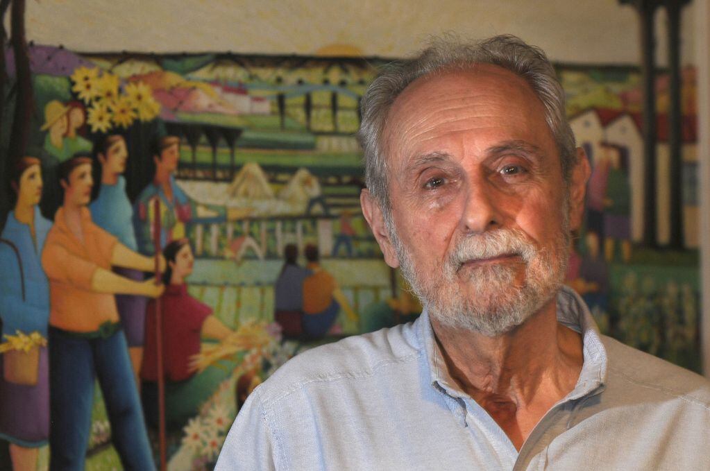 Murió el reconocido artista plástico mendocino Carlos Ércoli. Foto: Orlando Pelichotti  / Los Andes 