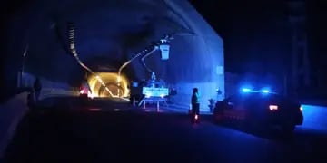 Nueva iluminación LED para el túnel de Cacheuta