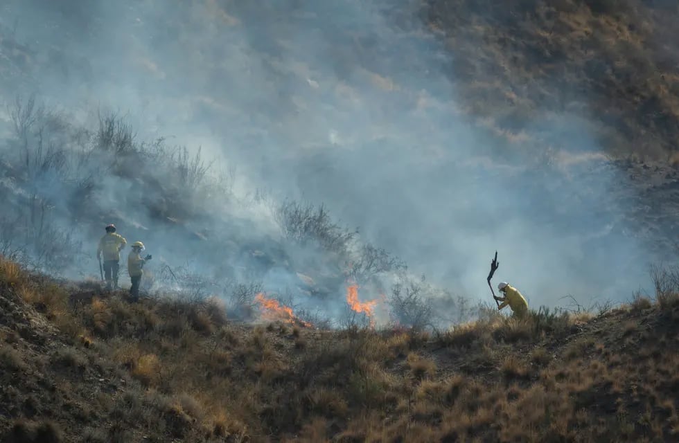 Las llamas en el Cerro Arco afectaron unas 1.500 hectáreas