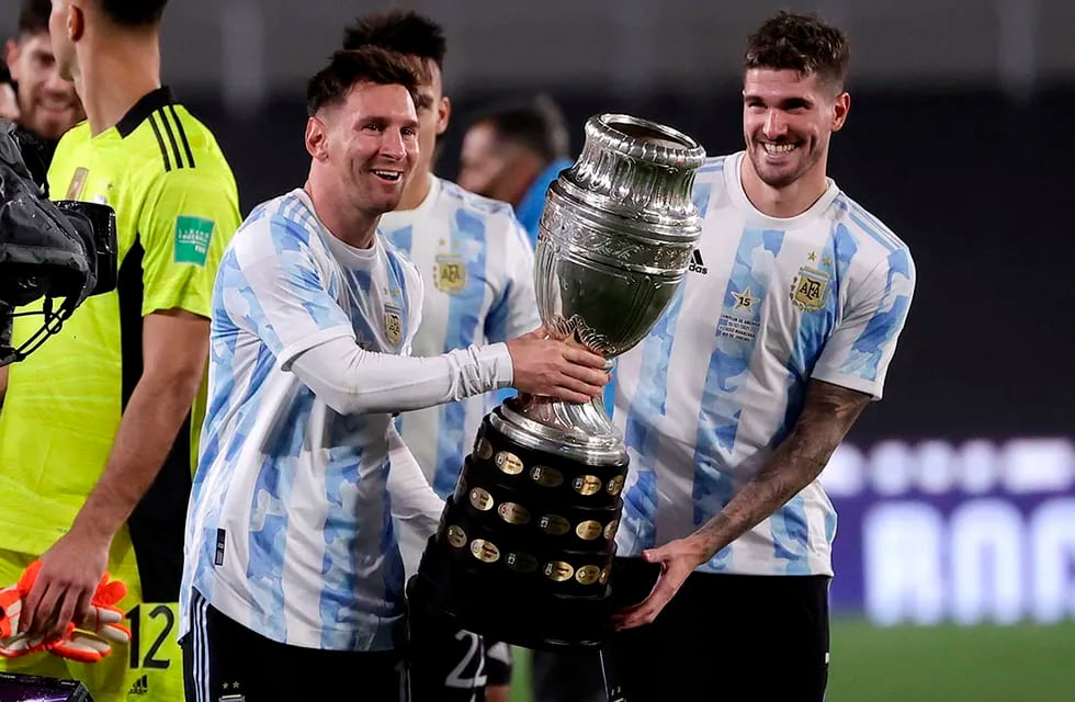 Messi y De Paul, dos piezas claves de la Selección Argentina campeona de la Copa América.