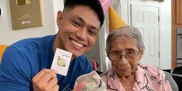 La emotiva historia del joven que lleva casi una década cuidando a su abuela de 97 años