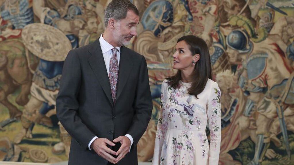 La reina Letizia y el rey Felipe VI