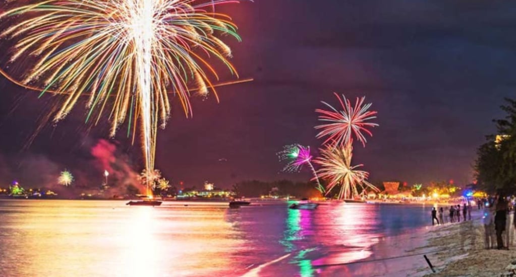 Año Nuevo se festeja primero en las islas del Pacífico Sur.
