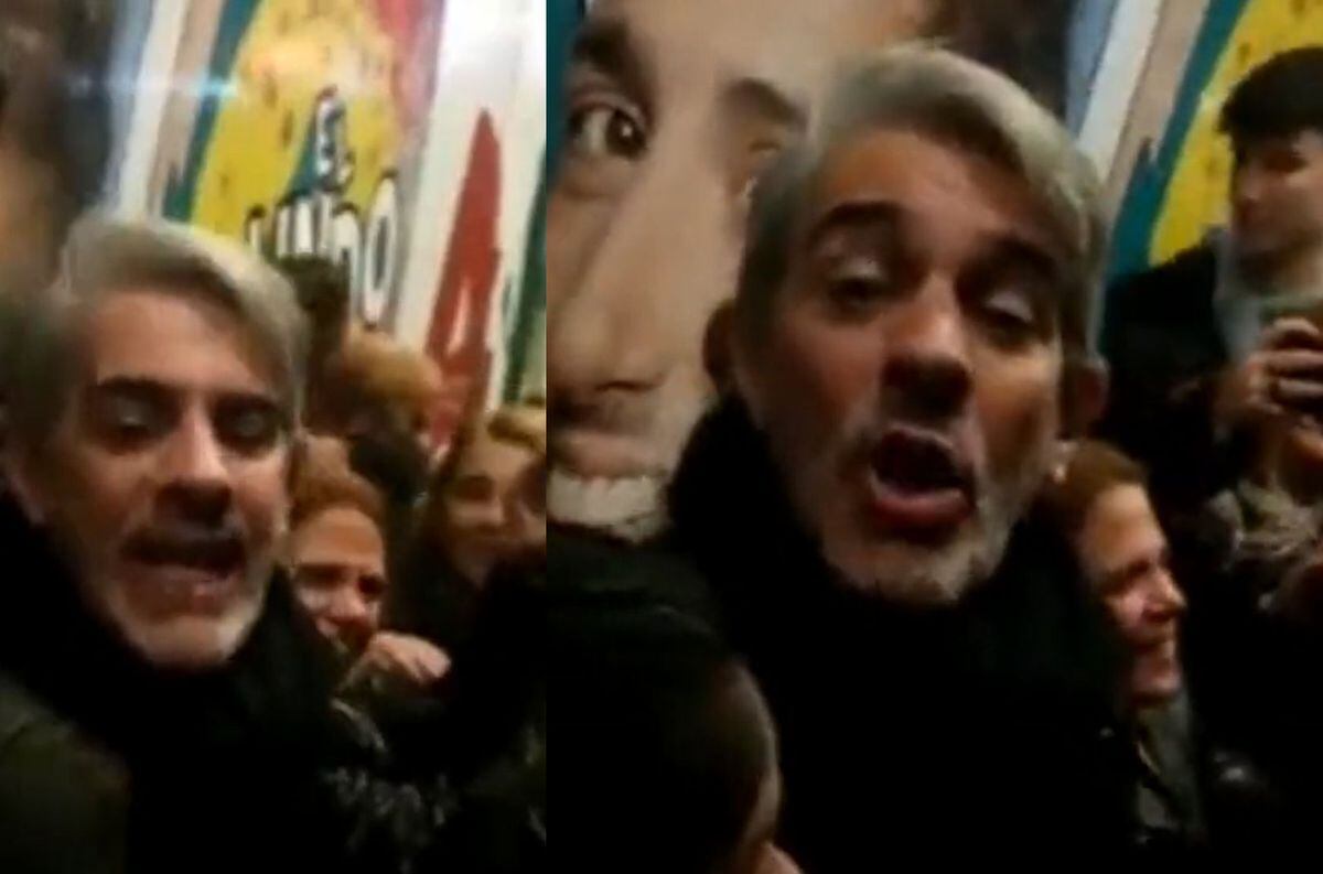 Escracharon a Pablo Echarri a la salida de un teatro: “No vas a poder caminar por la calle, vos y todos los kirchneristas”. / Foto: Captura de video
