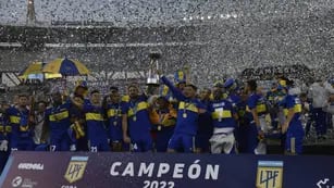 Boca festeja el título y la clasificación a la Libertadores