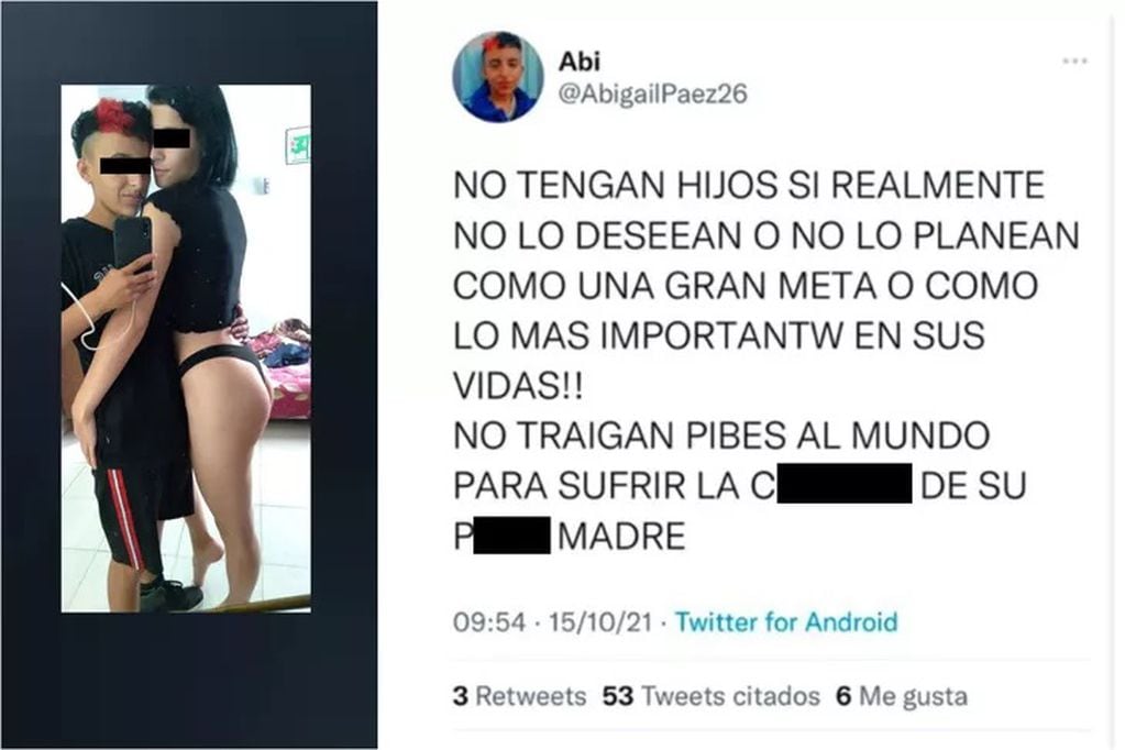 El mensaje que dejó la novia de la madre de Lucio Dupuy antes del asesinato - Twitter 